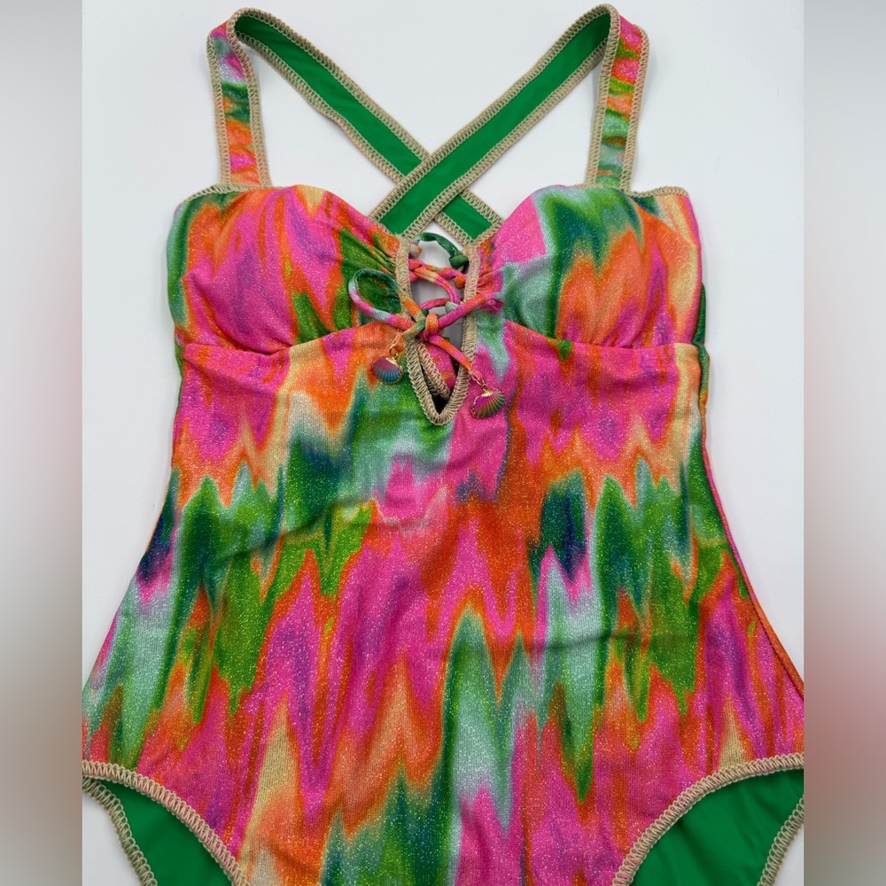 BECCA Mirage Kylam Bandeau One Piece - Picture 4 of 11